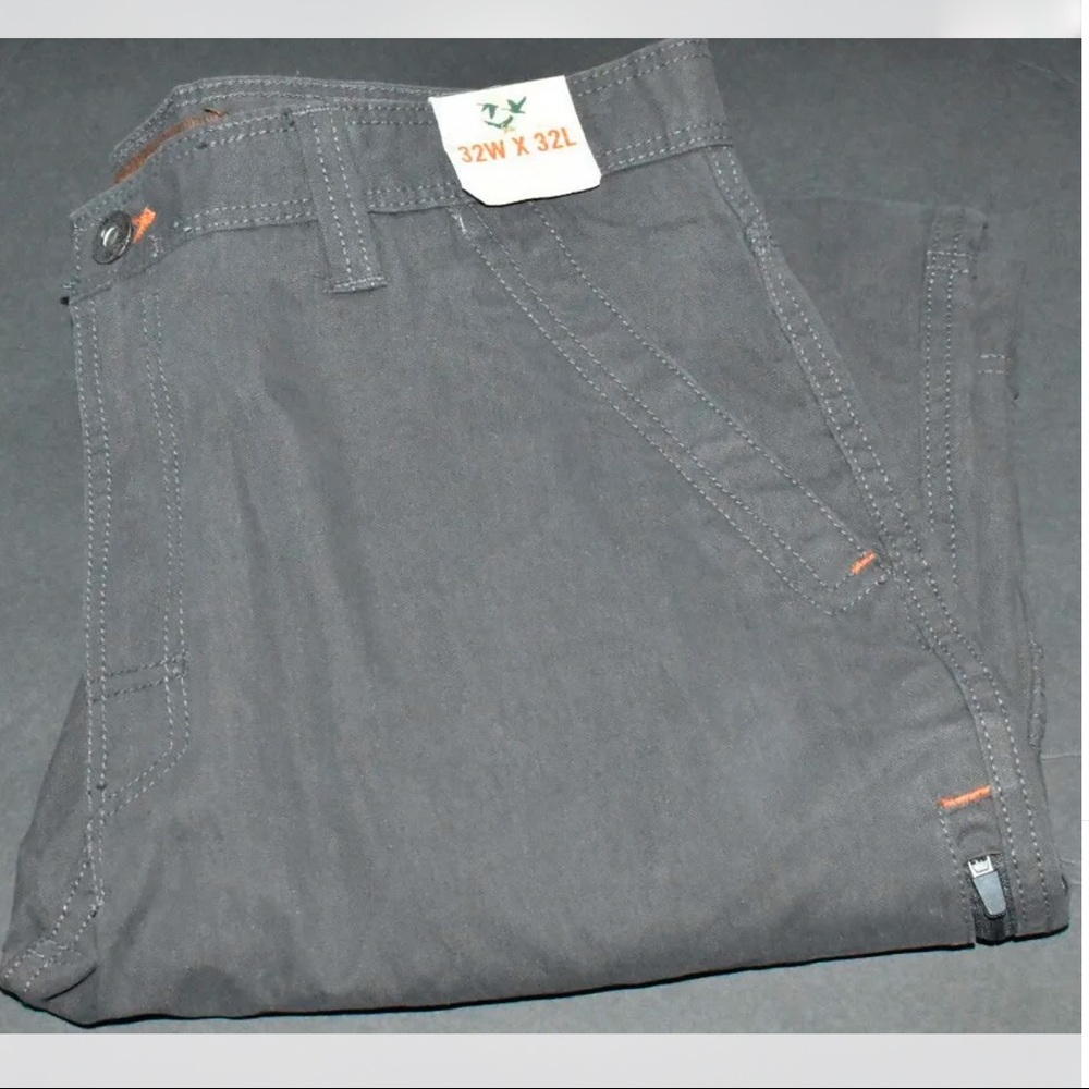 Outdoor Life Men’s Gray Flat Front Hiking Trail Cliff Pants Size (32X32) New